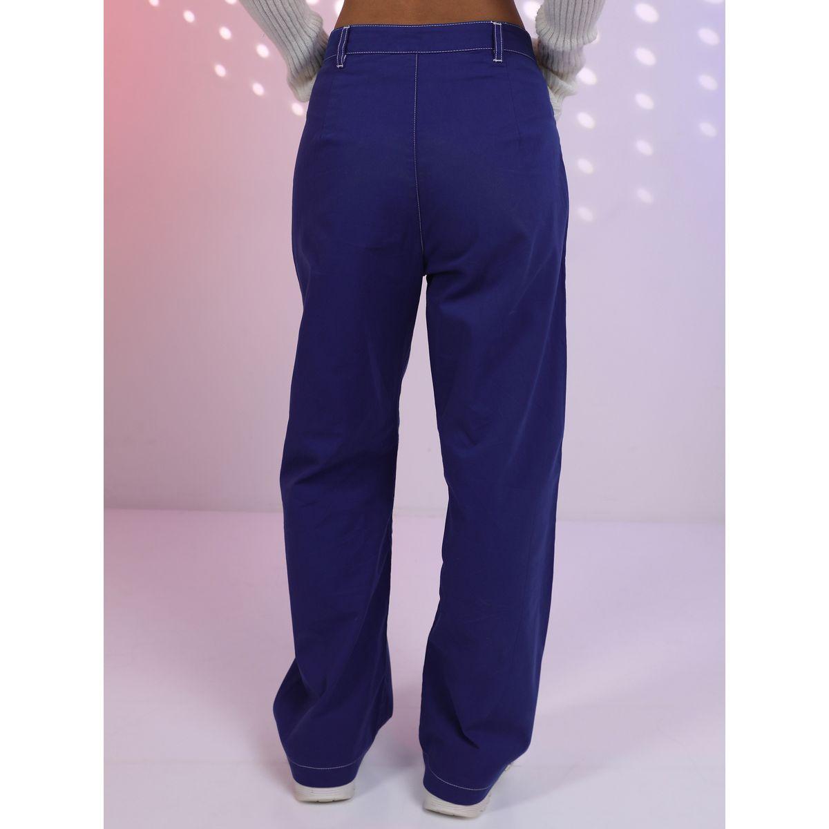 Tokyo Talkies X Styli Wide Leg Utility Trouser with Stitch Detail-women-clothing-bottoms-trousers-image-3