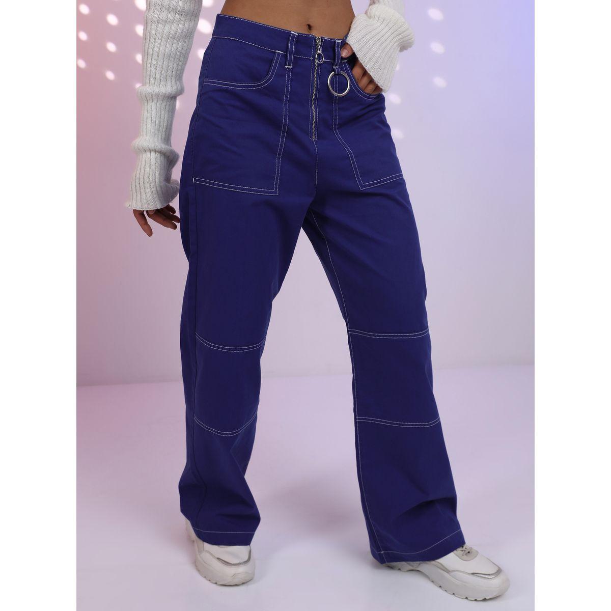 Tokyo Talkies X Styli Wide Leg Utility Trouser with Stitch Detail-women-clothing-bottoms-trousers-image-6