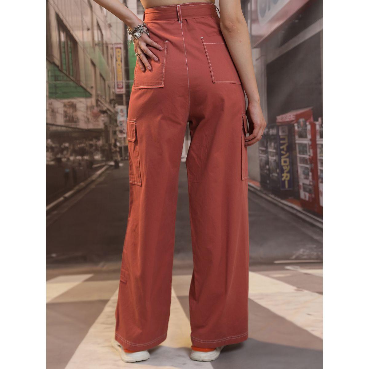 بنطال كارجو بحزام خصر طوكيو توكيز × ستايلي-women-clothing-bottoms-trousers-image-3