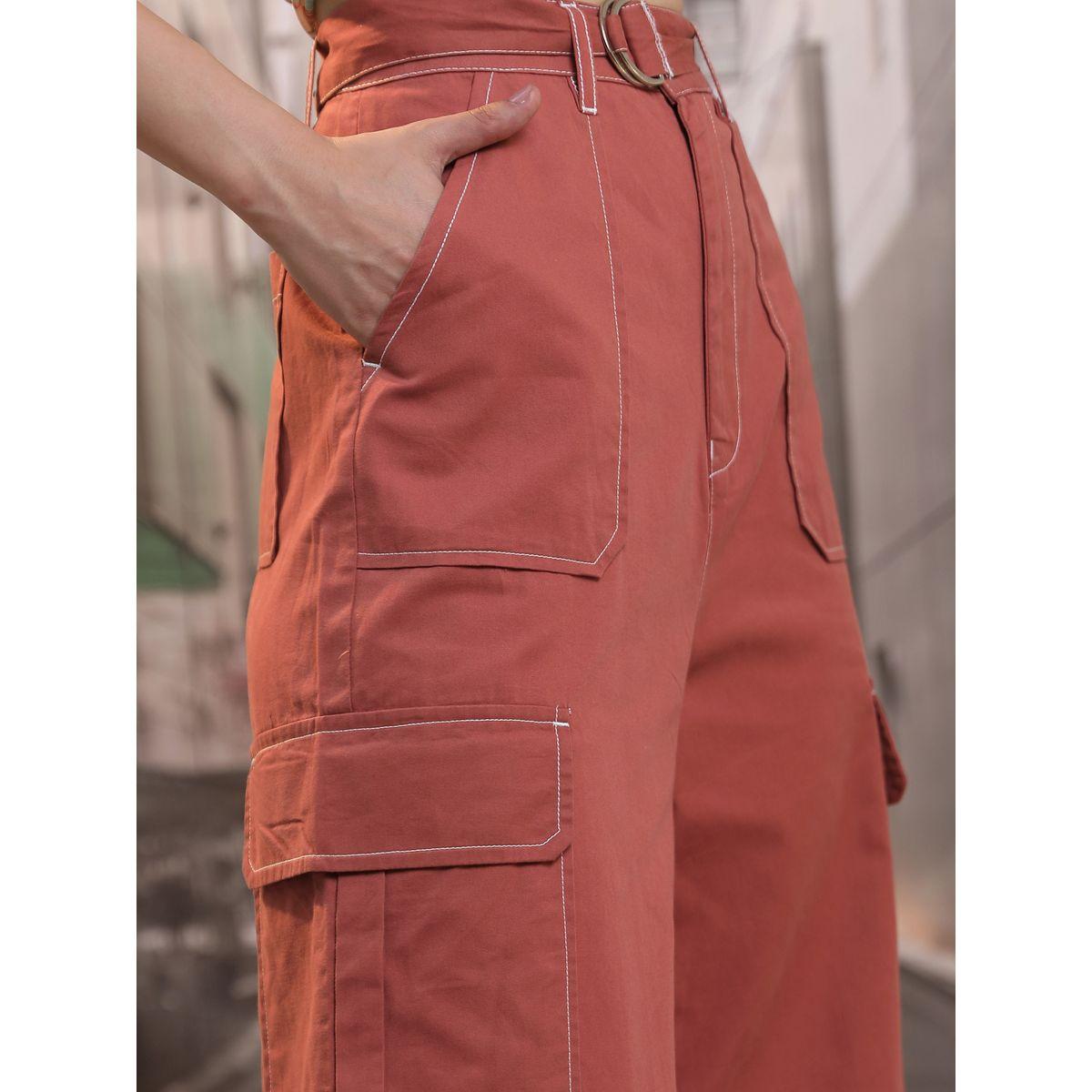 بنطال كارجو بحزام خصر طوكيو توكيز × ستايلي-women-clothing-bottoms-trousers-image-5