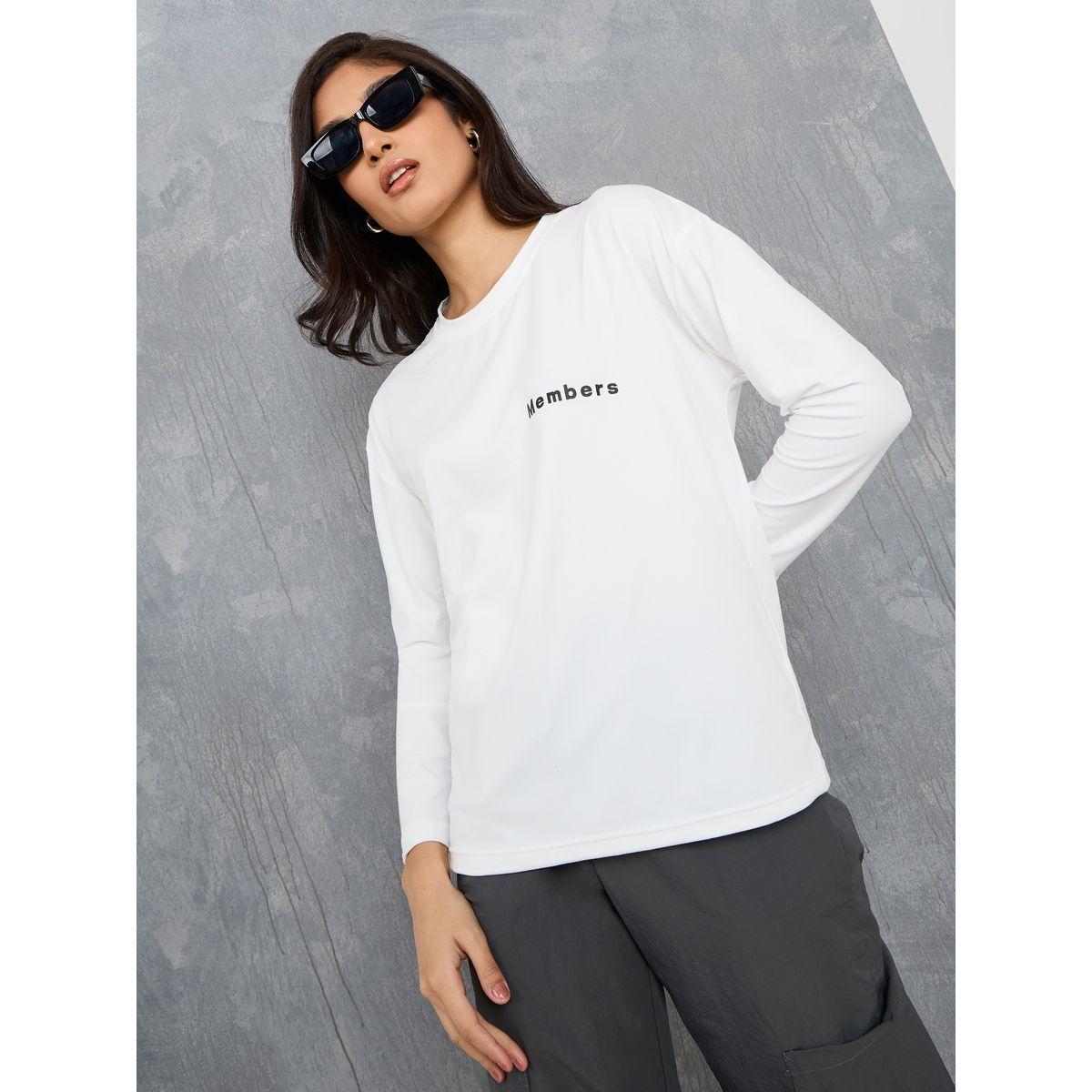 Styli Loose Fit Text Print T-Shirt-women-clothing-tshirts-image-2