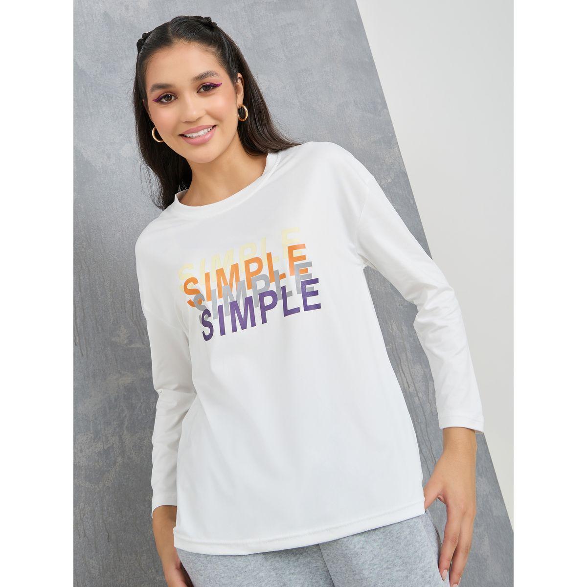 Styli Relaxed Fit Slogan Print T-Shirt-women-clothing-tshirts-image-1