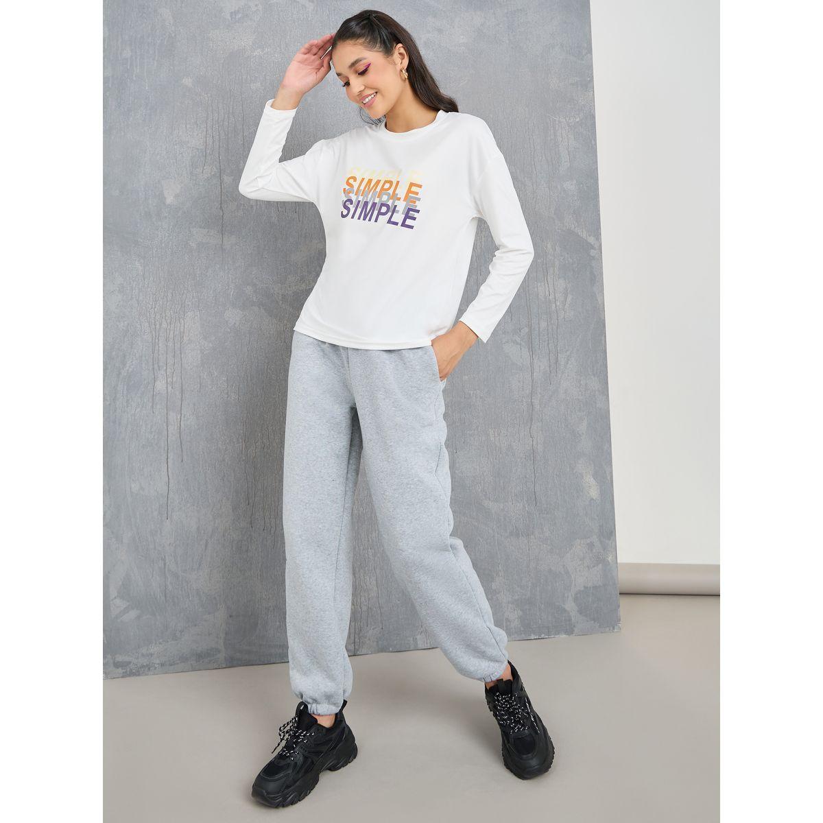 Styli Relaxed Fit Slogan Print T-Shirt-women-clothing-tshirts-image-2