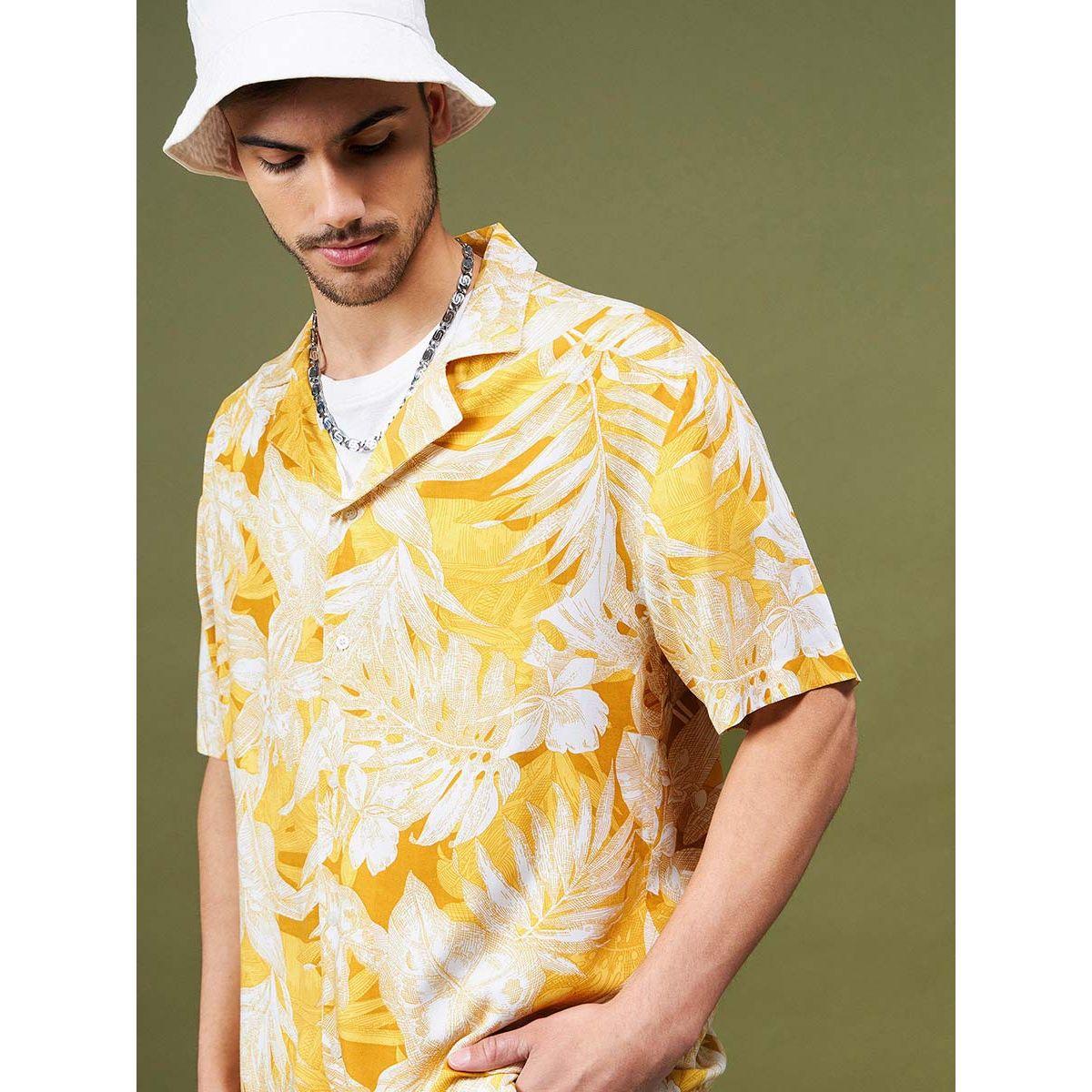 Mascln Sassafras X Styli Tropical Print Relaxed Fit Shirt-men-clothing-shirts-image-1