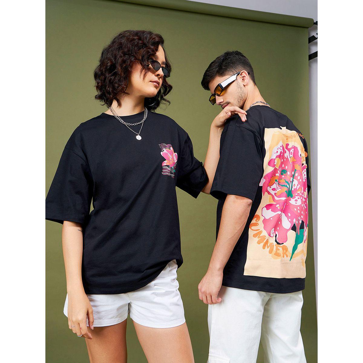 تيشيرت واسع بياقة دائرية ماسكلن ساسافراس × ستايلي-men-clothing-tshirtsandpolos-tshirts-image-5