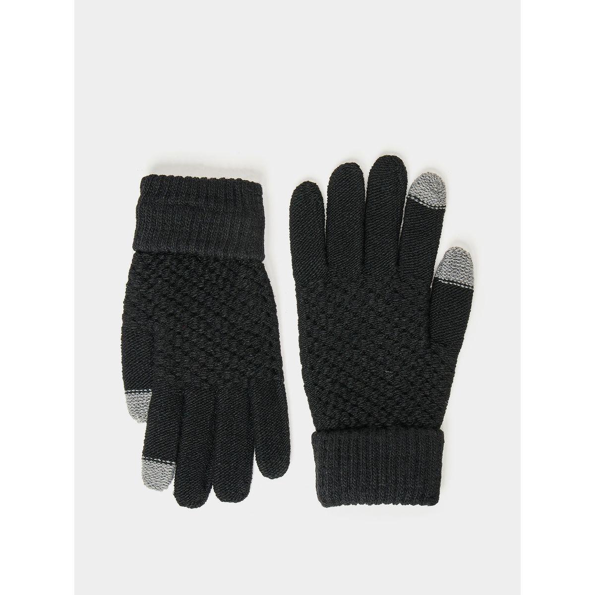 Styli Knitted Winter Gloves-men-scarvesandgloves-image-1