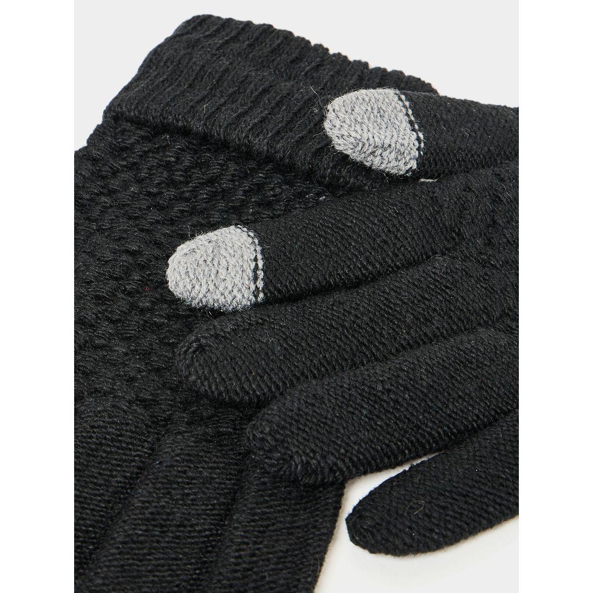 Styli Knitted Winter Gloves-men-scarvesandgloves-image-2