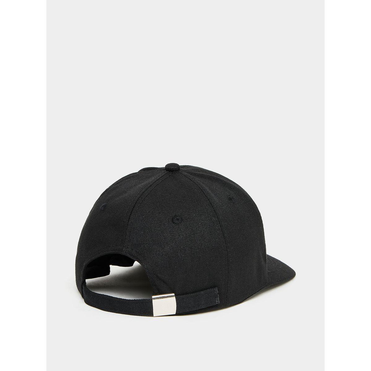 Styli Embroidered Detail Cap with Plate Buckle Closure-men-caps-image-3