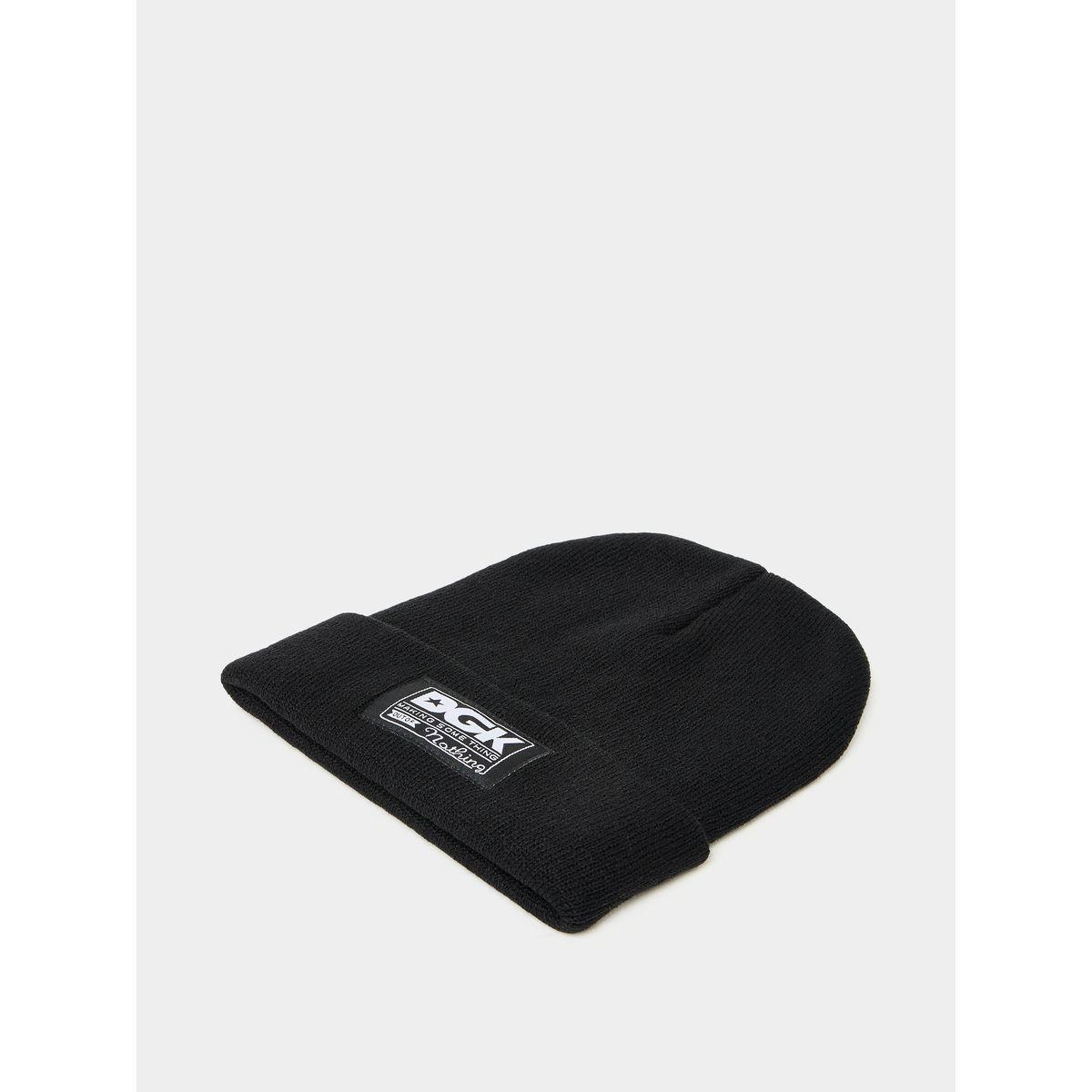 Styli Unisex Knit Beanie with Patch Detail-men-caps-image-1