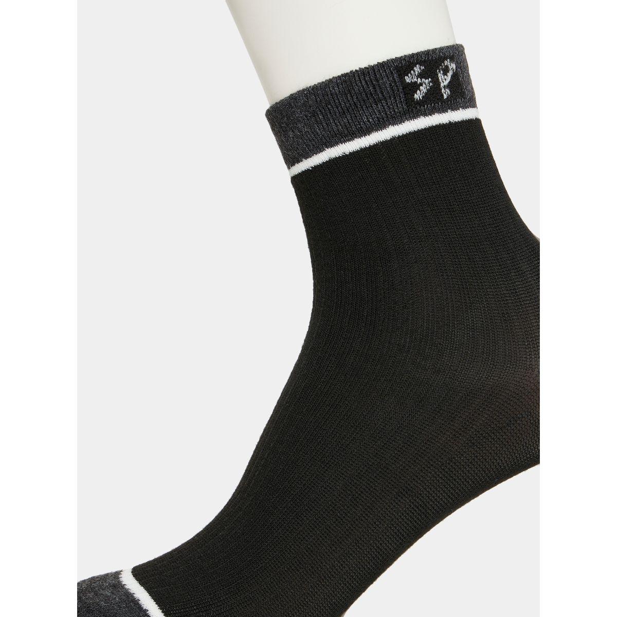 Styli Pack of 5 - Embroidered Patch Ribbed Detail Crew Socks-men-socks-image-7