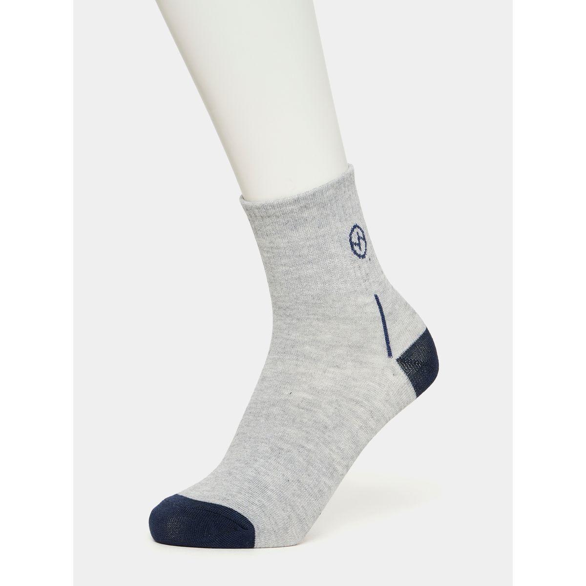 Styli Pack of 5 - Contrast Detail Crew Socks-men-socks-image-6