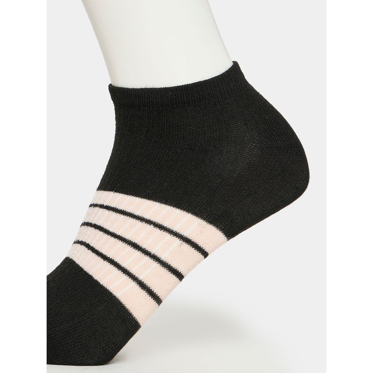 Styli Pack of 5 - Striped Detail Ankle Socks-men-socks-image-3