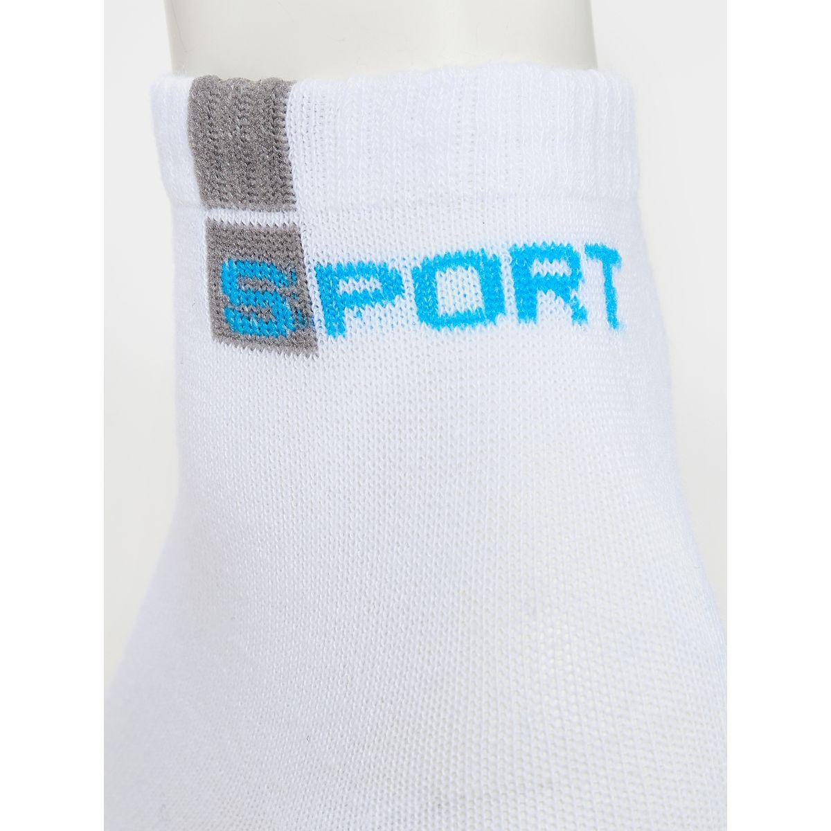Styli Pack of 5 - Contrast Print Quarter Socks-men-socks-image-7