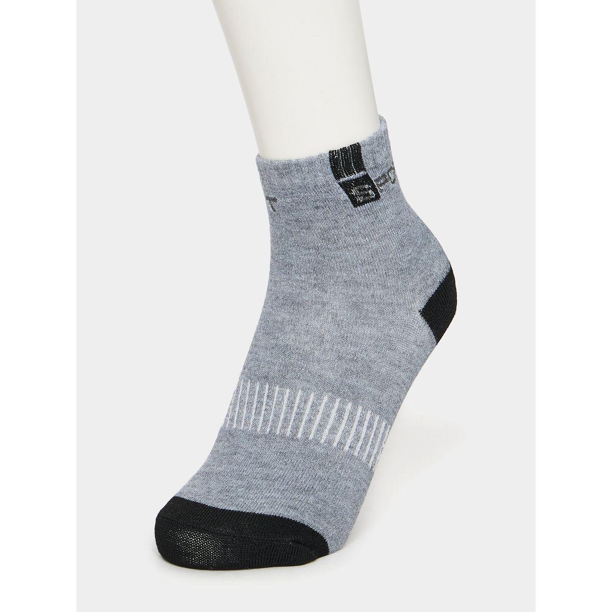 Styli Pack of 5 - Contrast Print Quarter Socks-men-socks-image-8