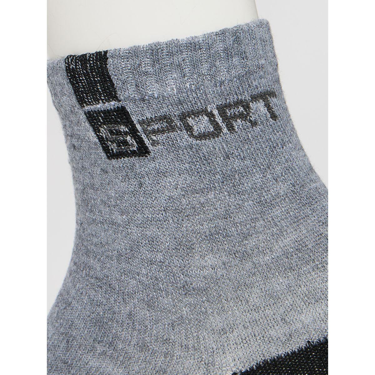 Styli Pack of 5 - Contrast Print Quarter Socks-men-socks-image-9