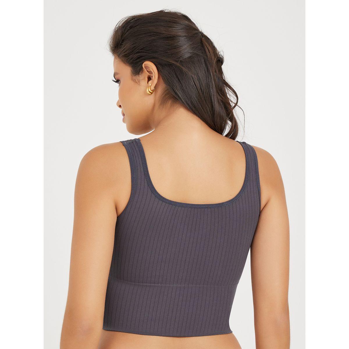 Styli Pack of 2 - Padded Textured Longline Crop Top-women-clothing-lingerie-bras-image-4
