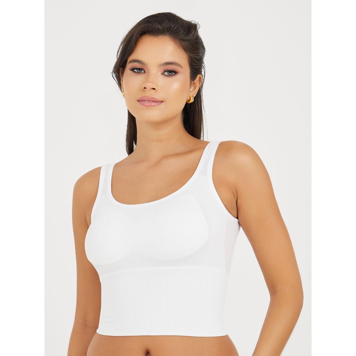 Styli Pack of 2 - Padded Textured Longline Crop Top-women-clothing-lingerie-bras-image-5
