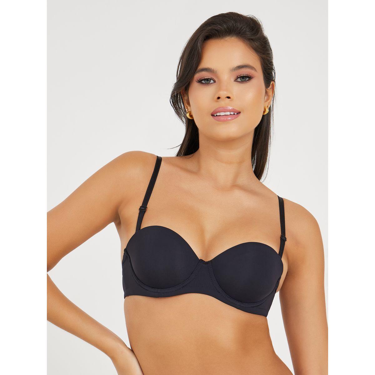 Styli Pack of 2 - Padded Wired Balconette Bra-women-clothing-lingerie-bras-image-2