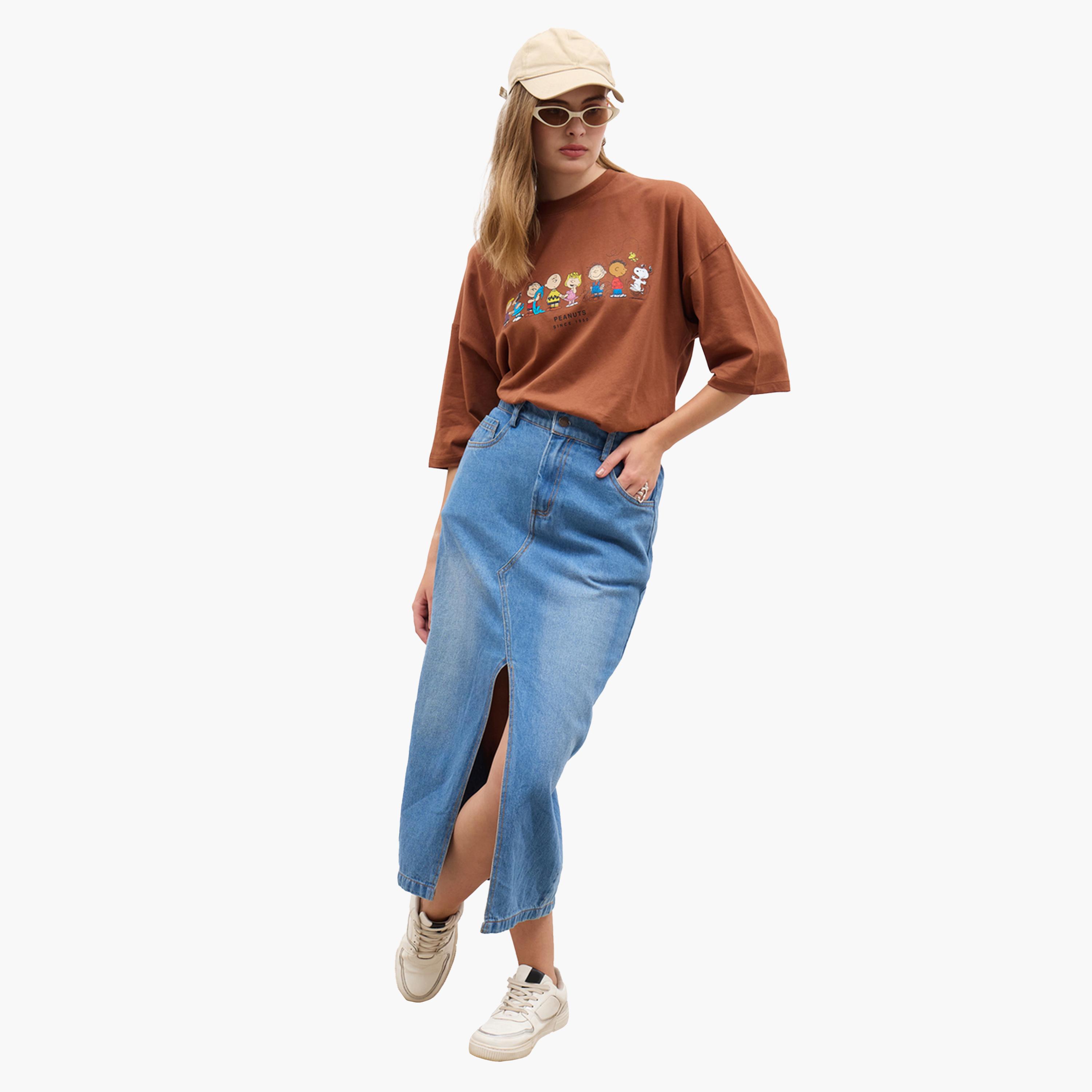 Styli Graphic Print Short Sleeve Oversized T-Shirt-women-clothing-tshirts-image-2