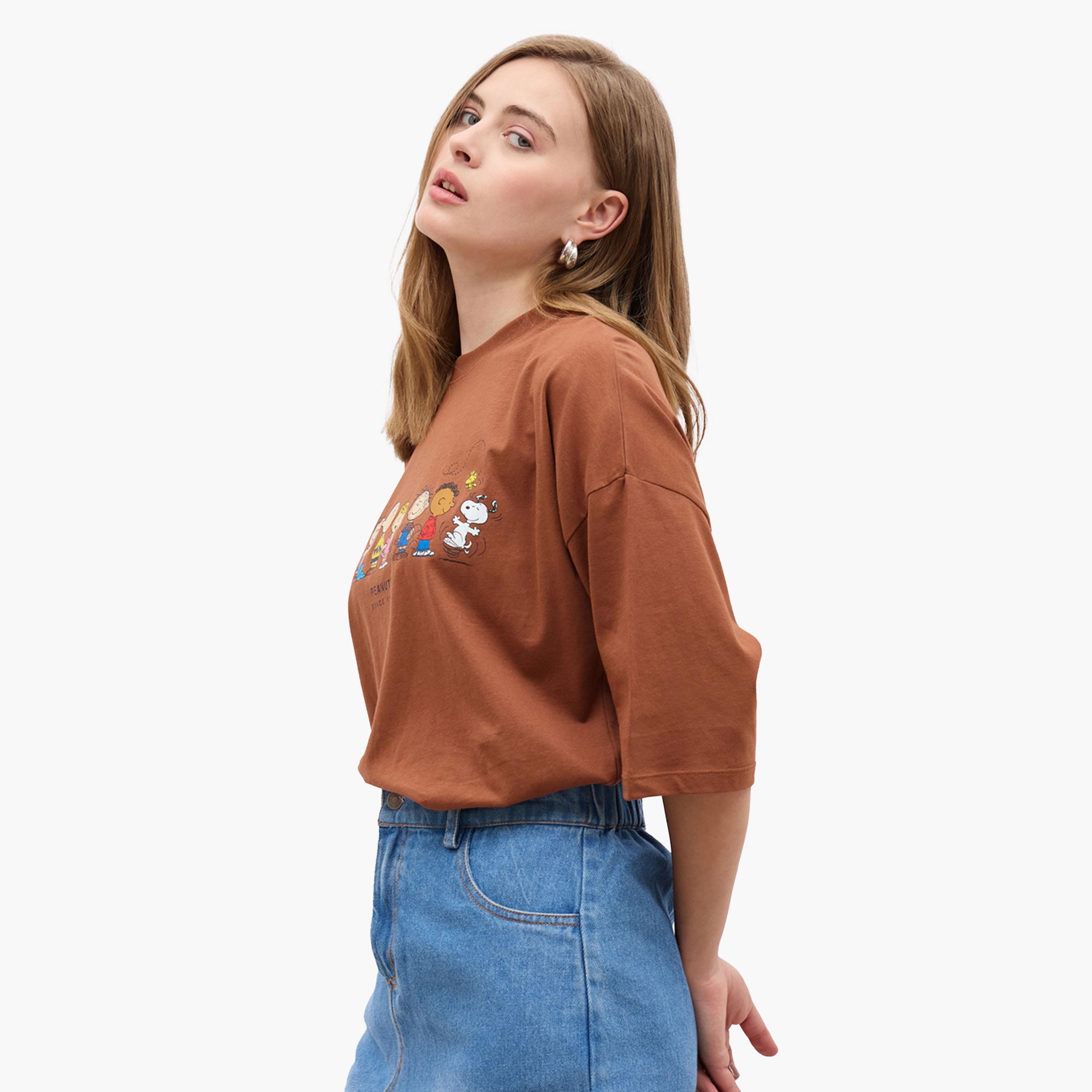 Styli Graphic Print Short Sleeve Oversized T-Shirt-women-clothing-tshirts-image-3