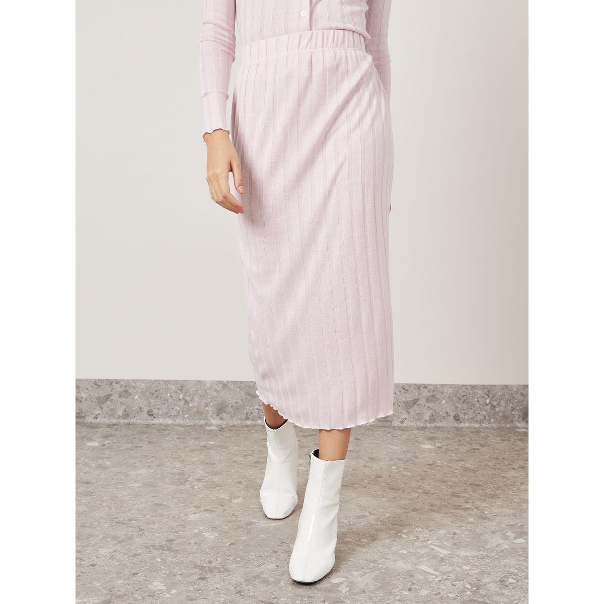 Styli Ribbed Knit High Rise Midi Skirt-women-clothing-bottoms-skirts-image-2
