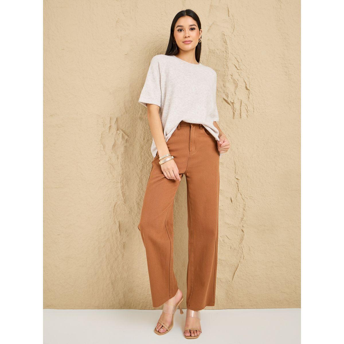 Styli High Rise Wide Leg Jeans-women-clothing-bottoms-jeans-image-1