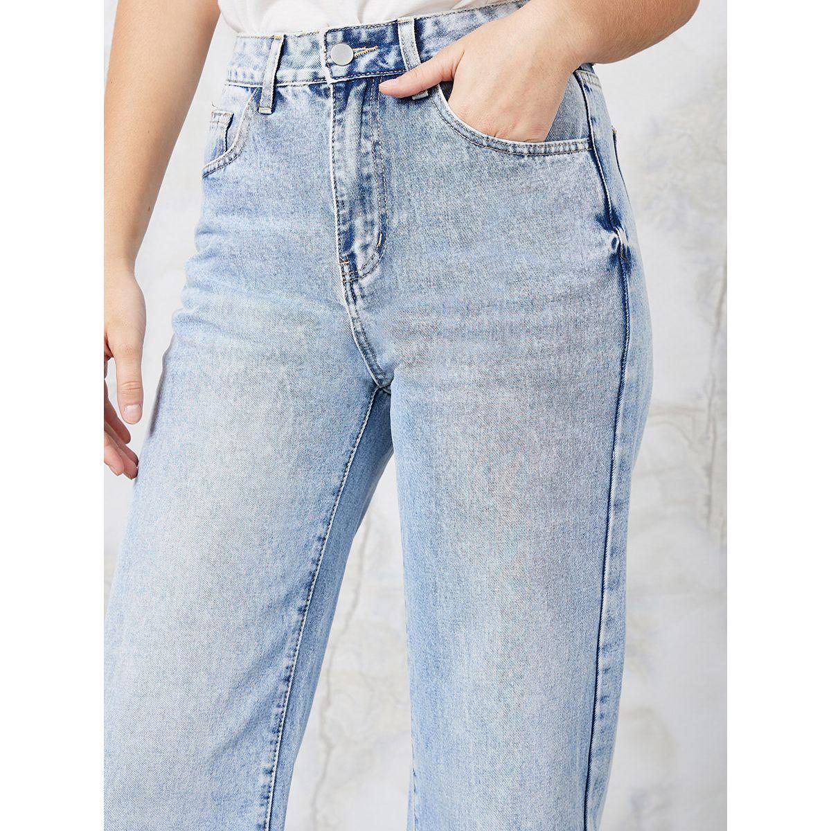 Styli Mid Rise Washed Straight Fit Jeans-women-clothing-bottoms-jeans-image-3