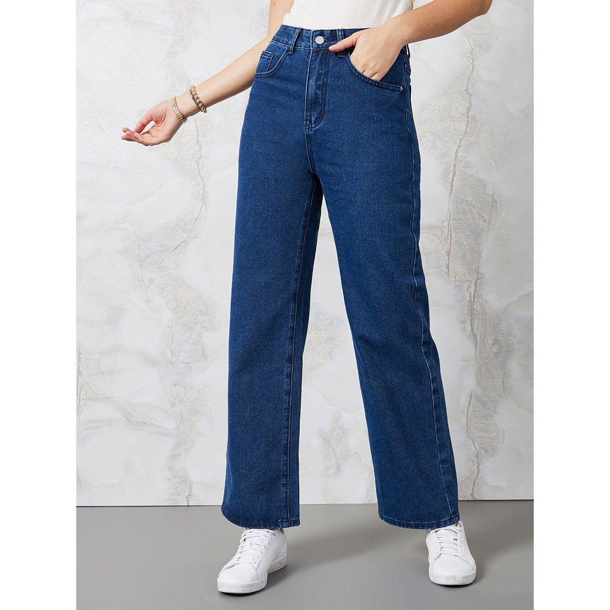 جينز واسع الأرجل مع فتحات حزام-women-clothing-bottoms-jeans-image-3