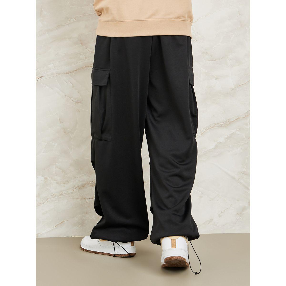 Styli Wide Leg Terry Cargo Pants-men-clothing-bottoms-joggers-image-6