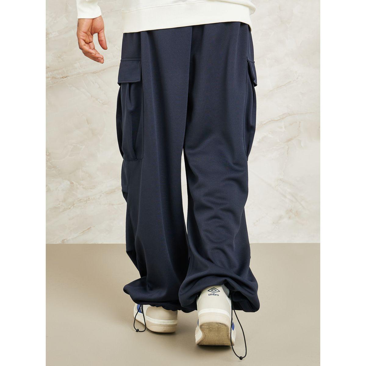 Styli Wide Leg Terry Cargo Pants-men-clothing-bottoms-joggers-image-5