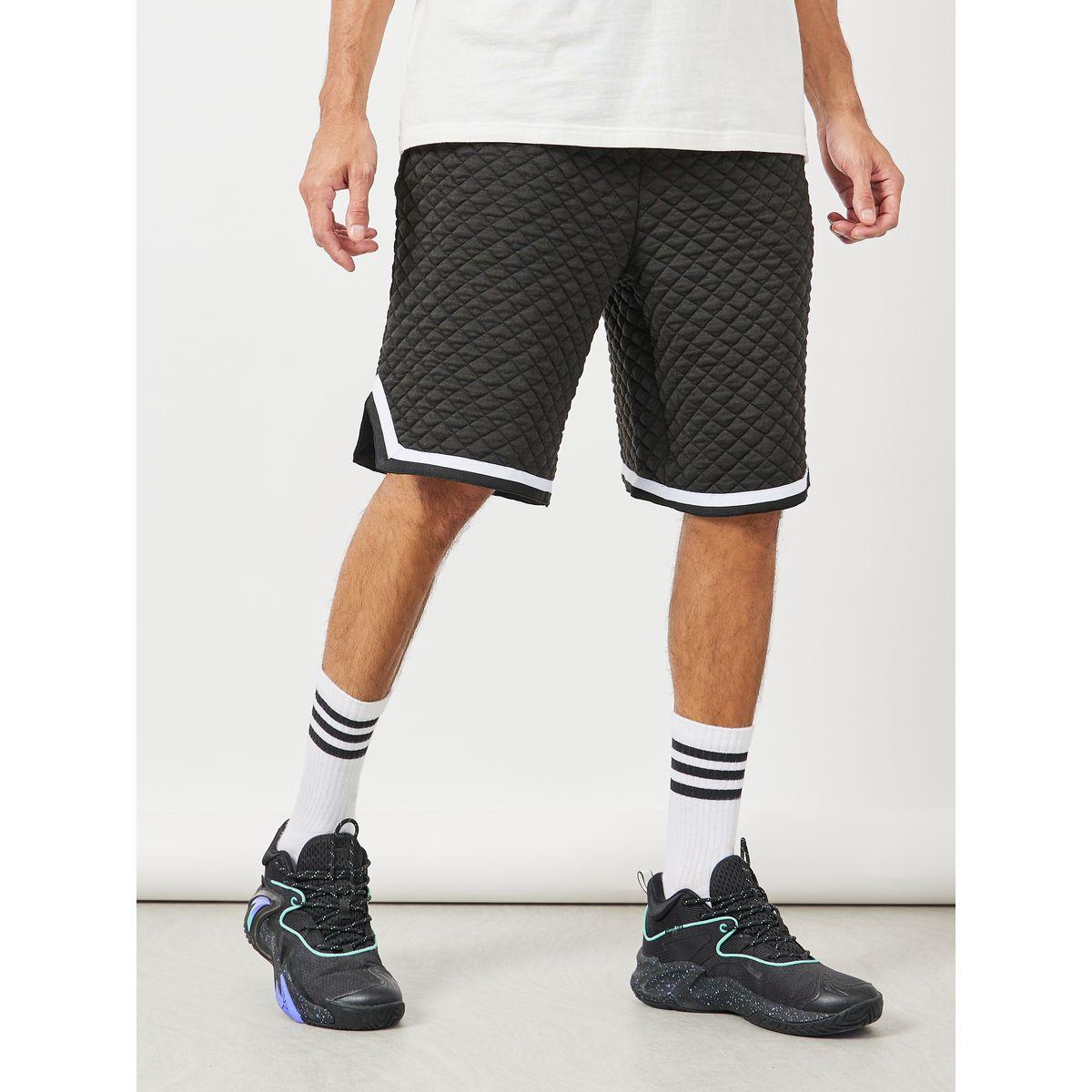 Styli Active Textured Oversized Shorts with Side Pocket-men-clothing-sportswearandactivewear-bottoms-image-1