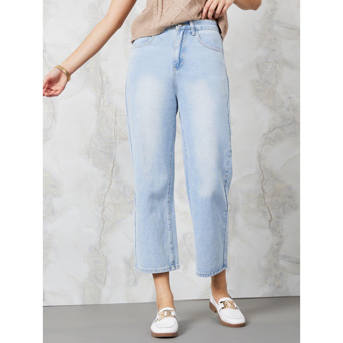 جينز قصير بقصة مستقيمة-women-clothing-bottoms-jeans-image-2