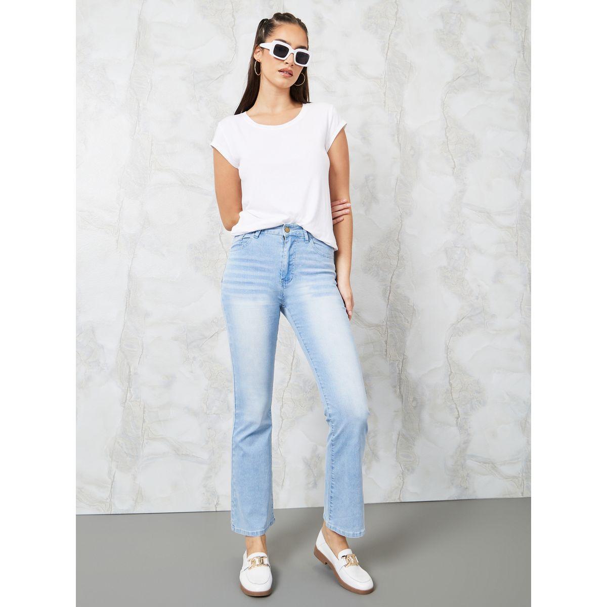 Styli Mid Rise Whisker Detail Fit & Flared Jeans-women-clothing-bottoms-jeans-image-1