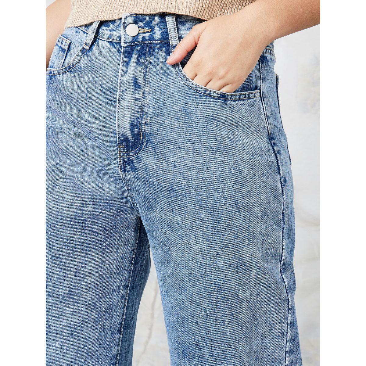 جينز واسع الأرجل مع فتحات حزام-women-clothing-bottoms-jeans-image-4