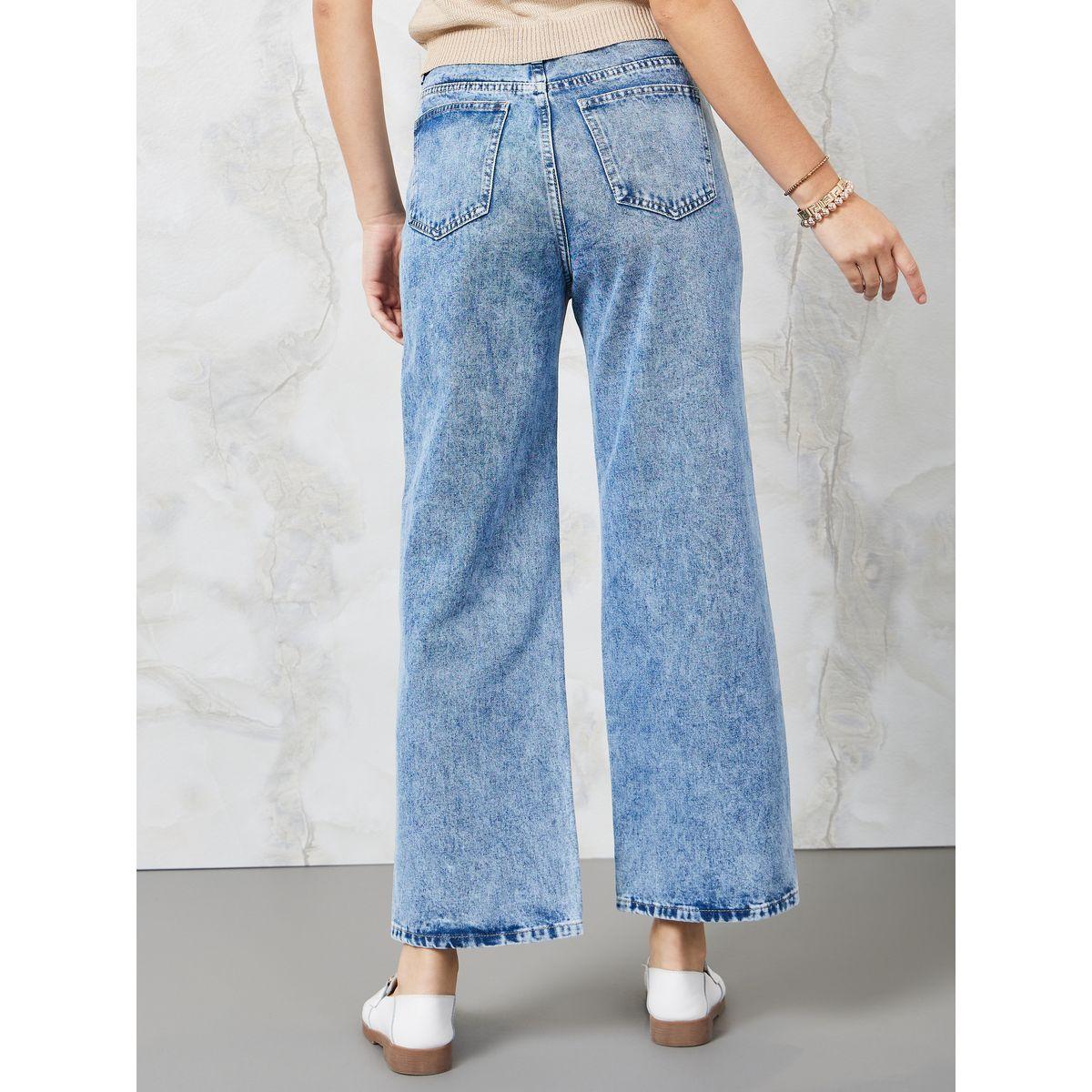 جينز واسع الأرجل مع فتحات حزام-women-clothing-bottoms-jeans-image-5