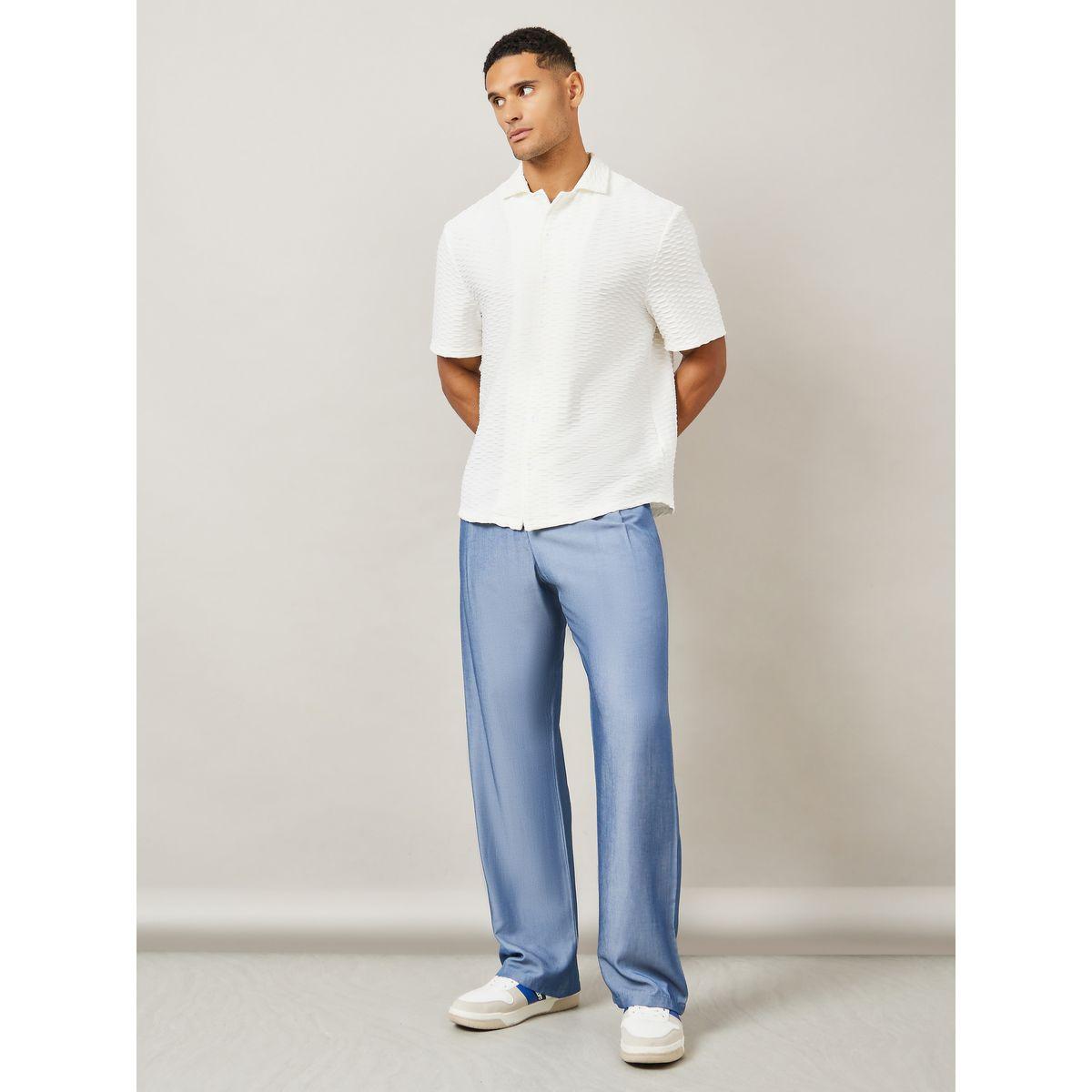 بنطال سادة بقصة مريحة-men-clothing-bottoms-trousersandchinos-trousers-image-2