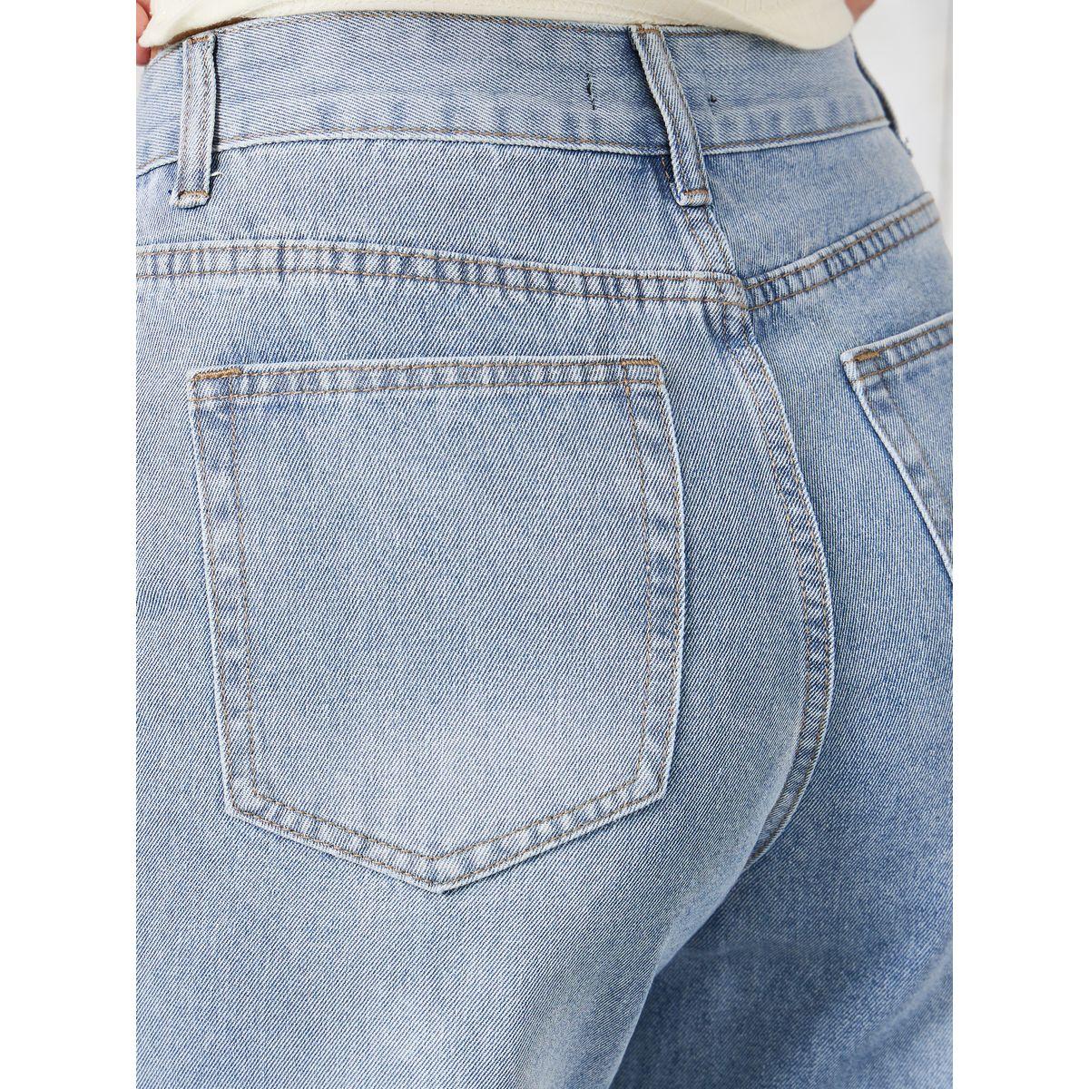 جينز بقصة موم وتفاصيل باهتة-women-clothing-bottoms-jeans-image-4
