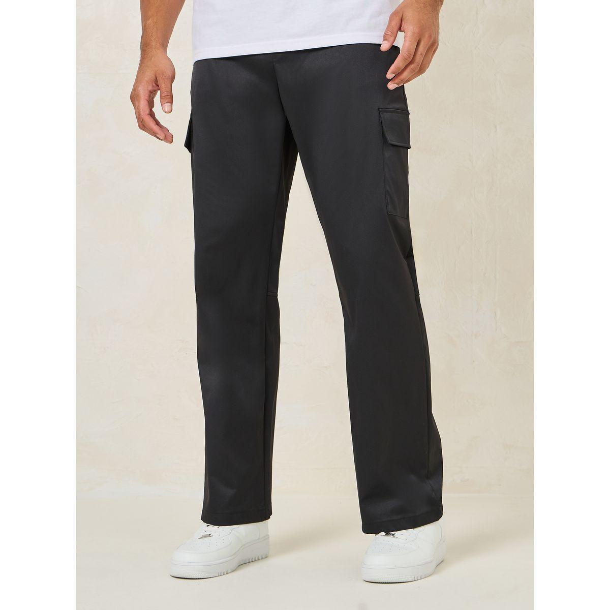 Styli Woven Relaxed Fit Pants with Cargo Pocket Detail-men-clothing-bottoms-trousersandchinos-trousers-image-1