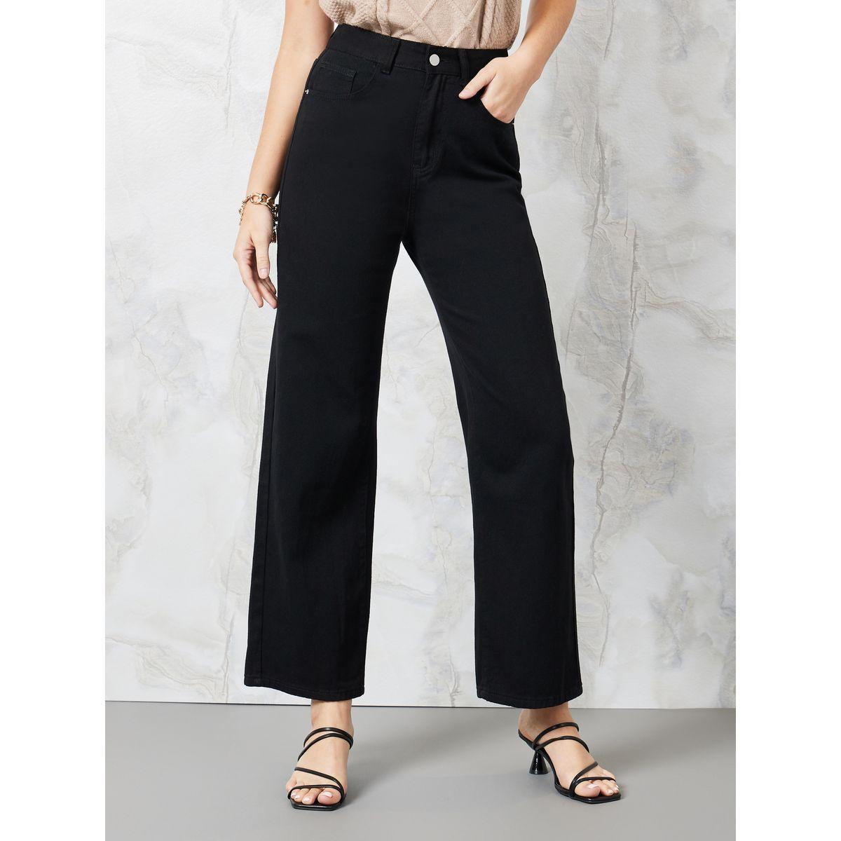 جينز بقصة مستقيمة وفتحات حزام-women-clothing-bottoms-jeans-image-2