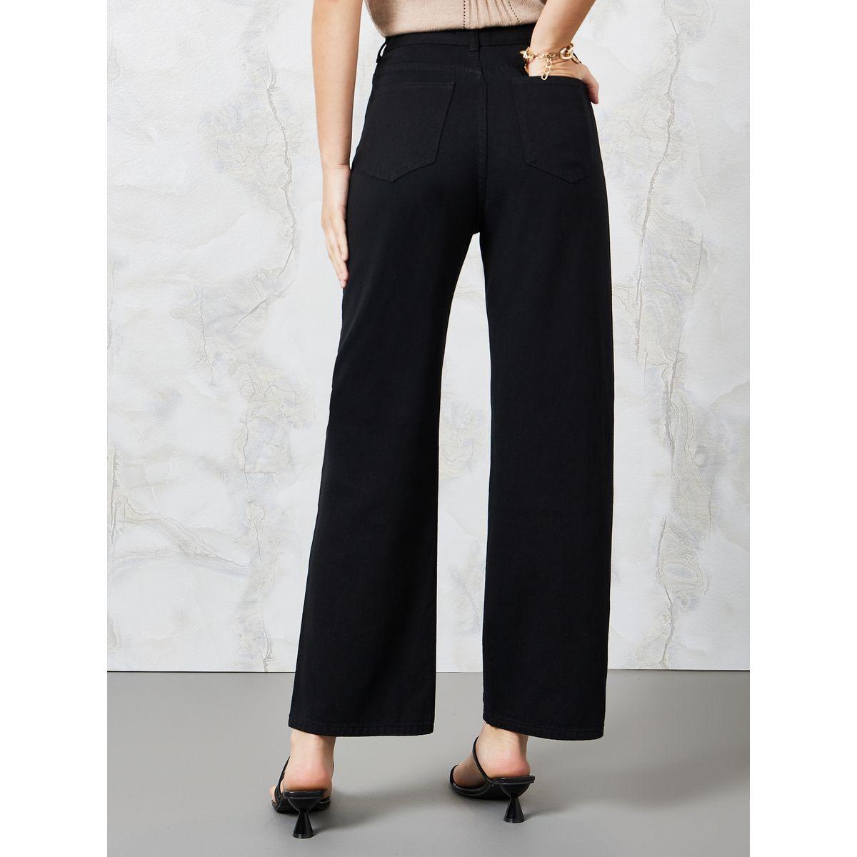 Styli High Rise Straight Fit Jeans with Belt Loops-women-clothing-bottoms-jeans-image-4