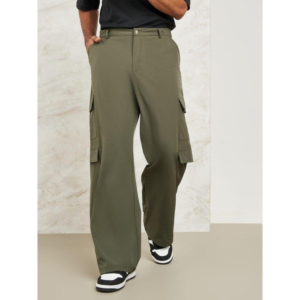 بنطال كارجو بقصة مريحة-men-clothing-bottoms-trousersandchinos-trousers-image-1