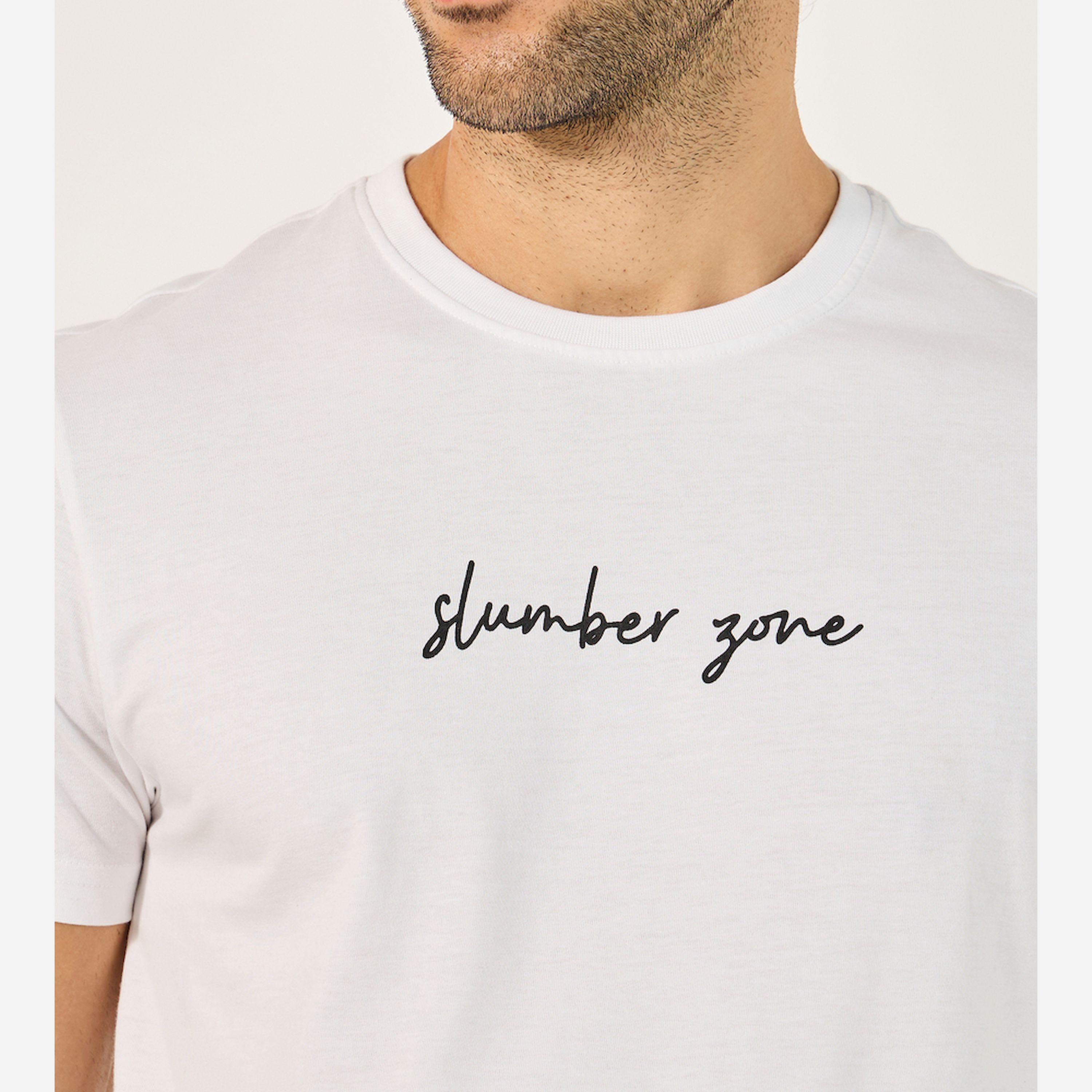 ستايلي - أنوايند طقم تي شيرت بطبعة شعار مع بنطال بيجامة-men-clothing-nightwear-sets-image-3