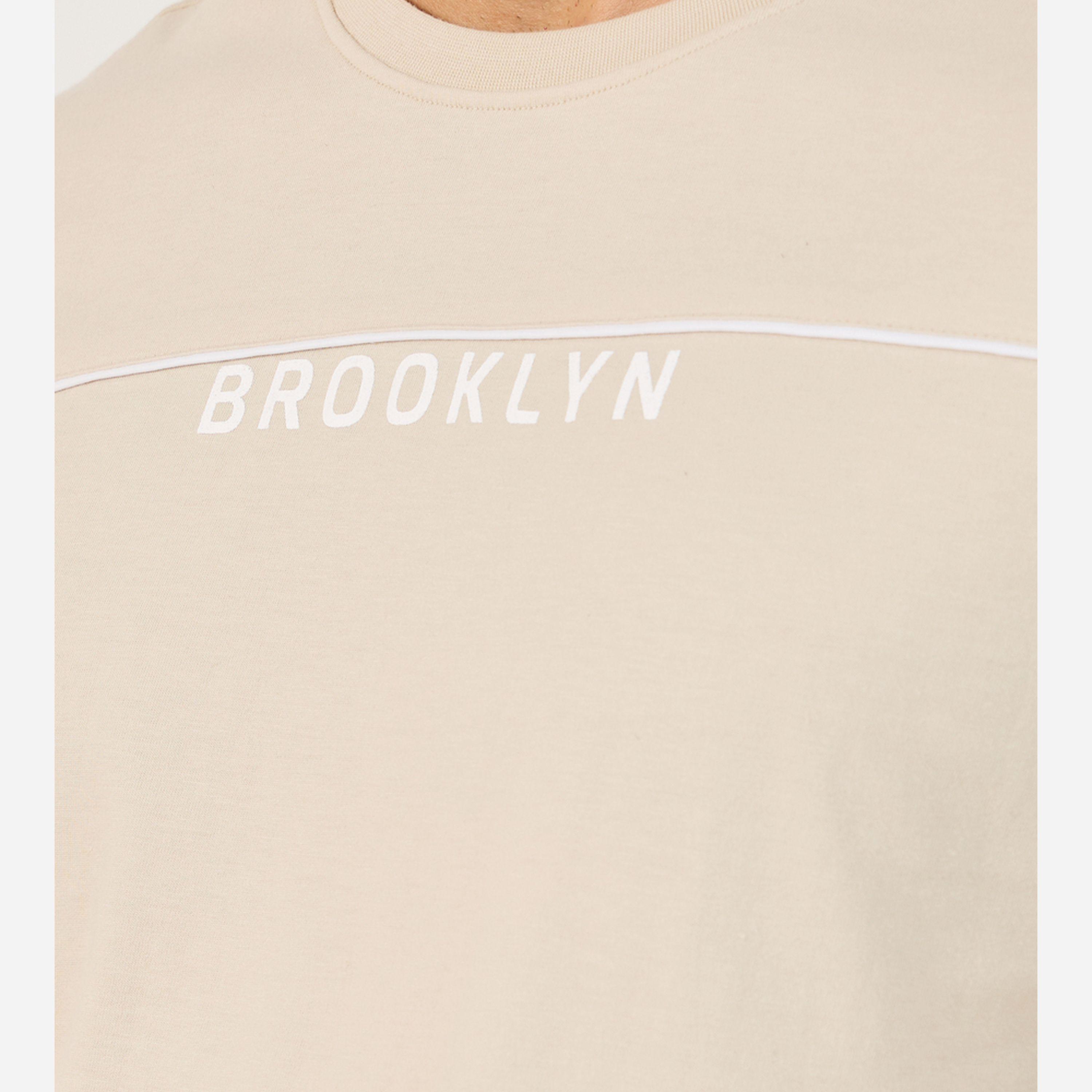 Styli Unwind Slogan Print Crew Neck T-Shirt And Shorts Pyjama Set-men-clothing-nightwear-sets-image-3