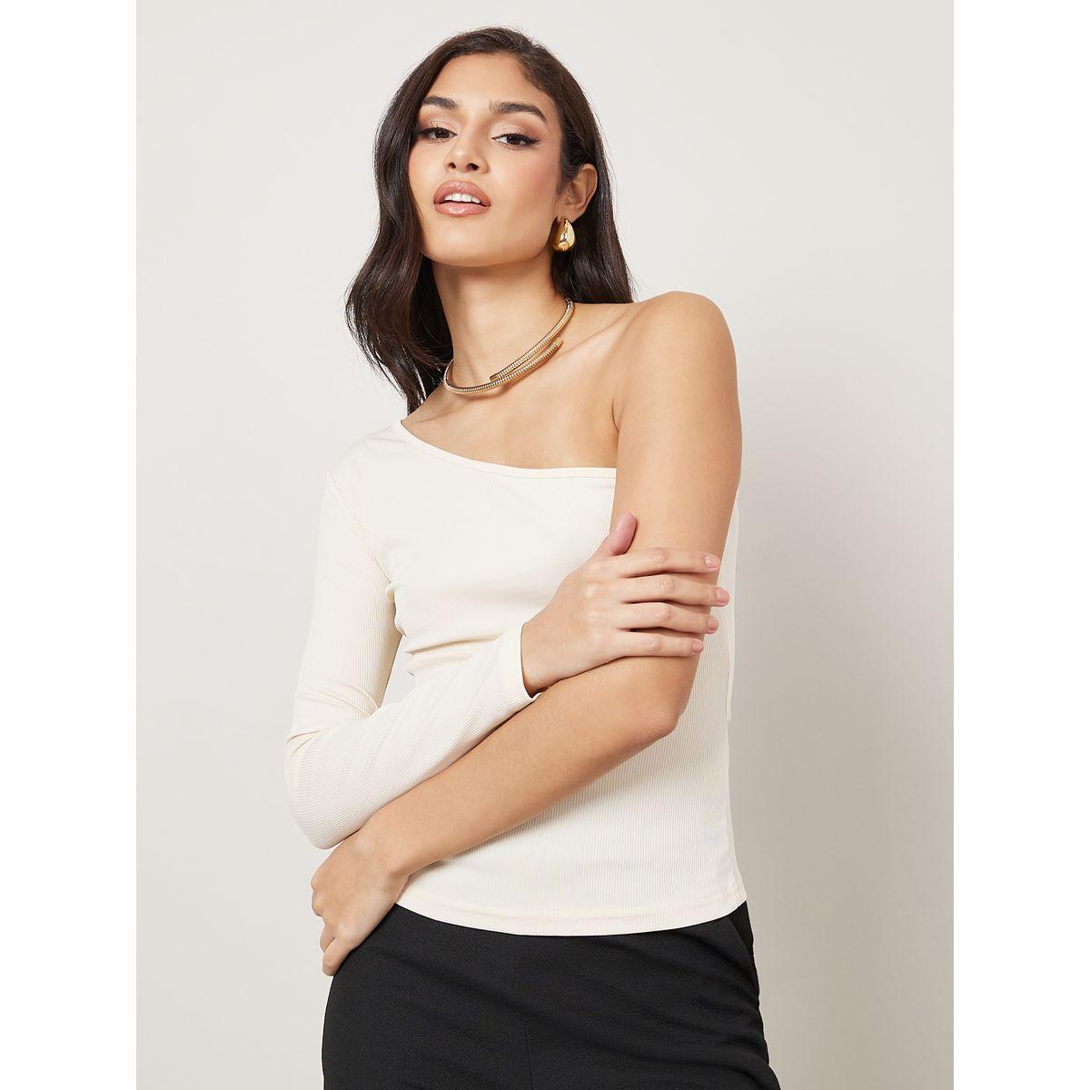 بلوزة محبوكة بكتف واحد-women-clothing-shirtsandblouses-blouses-image-3