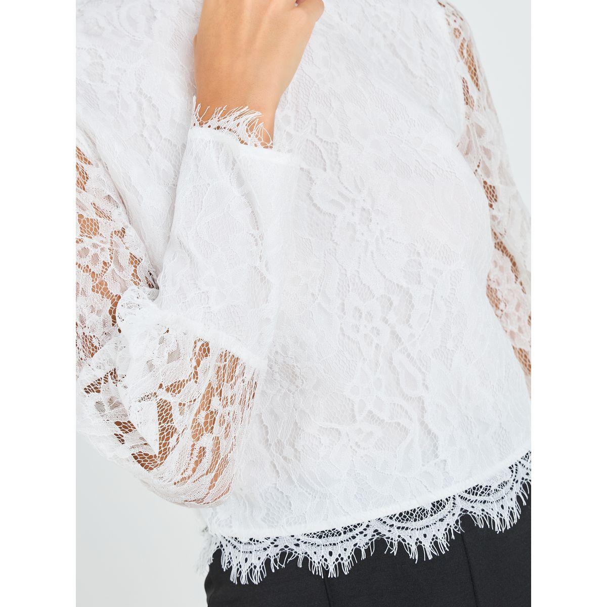 Styli Floral Lace Detail High Neck Blouse-women-clothing-shirtsandblouses-blouses-image-3