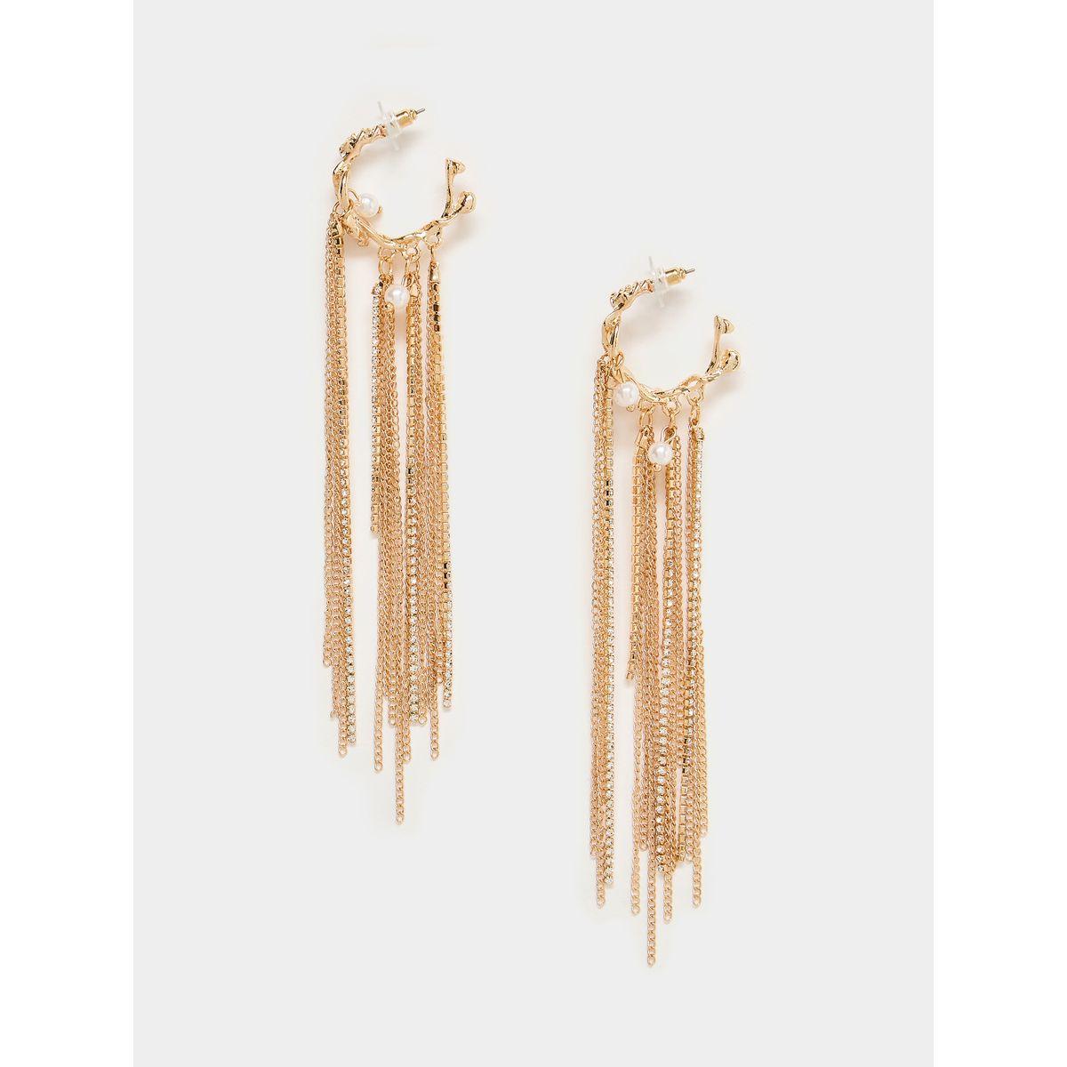 Styli Multi Tassel Earrings-women-watchesandjewellery-jewellery-earrings-image-1