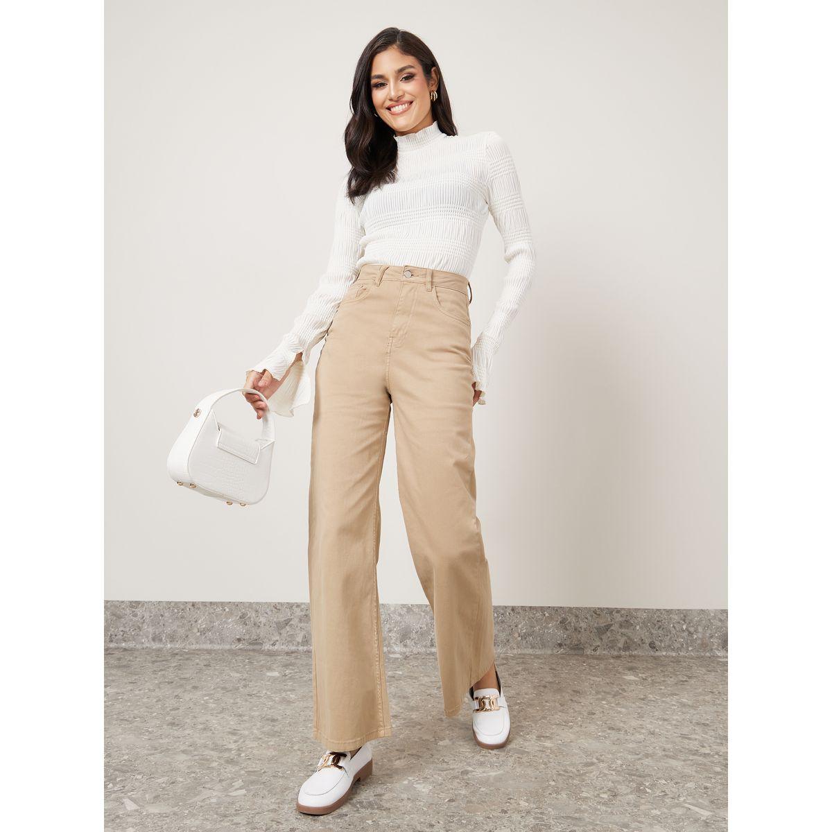 بلوزة محبوكة مع اكمام فلوت-women-clothing-shirtsandblouses-blouses-image-2