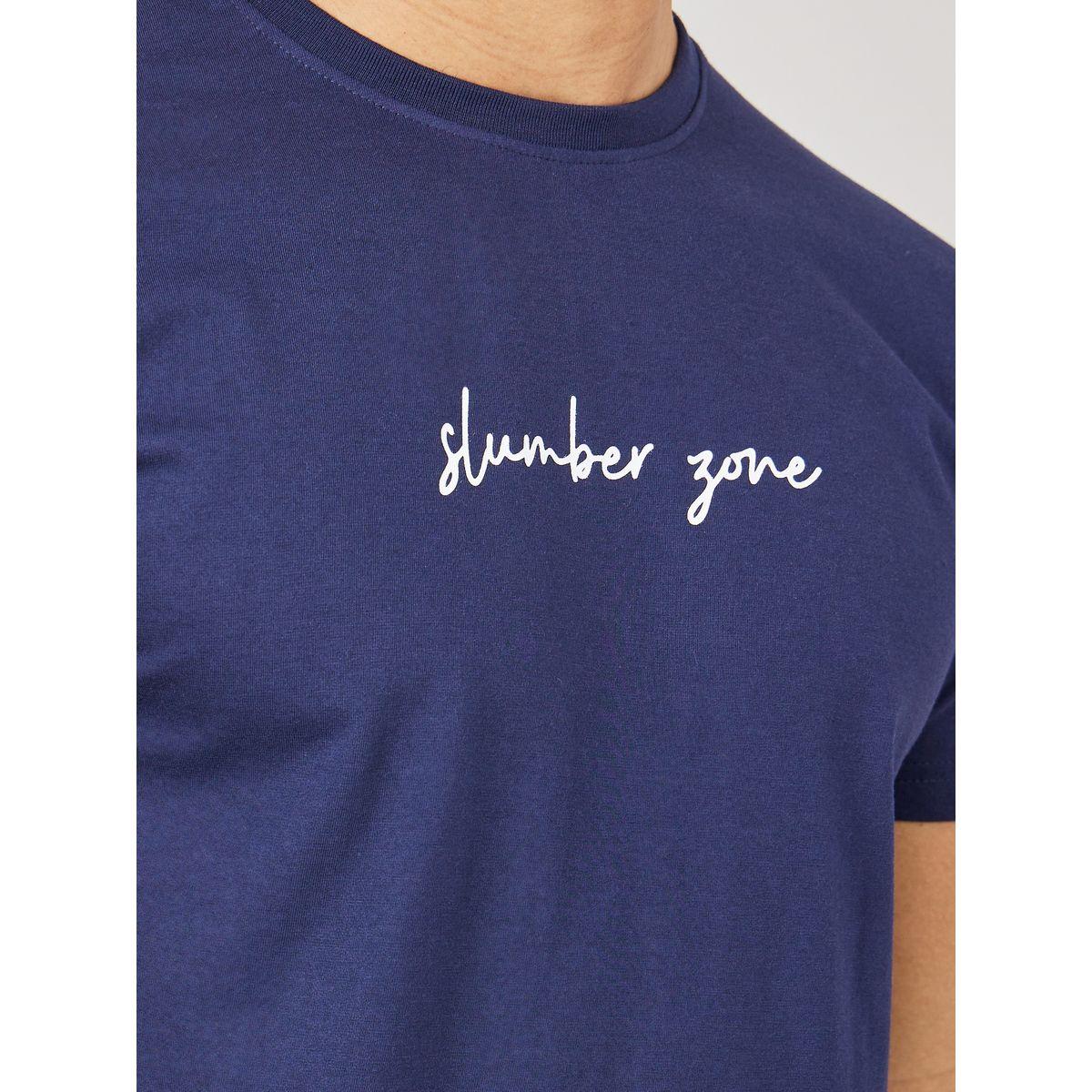 Styli Unwind Chest Print Crew Neck T-Shirt and Pyjama Set-men-clothing-nightwear-sets-image-3
