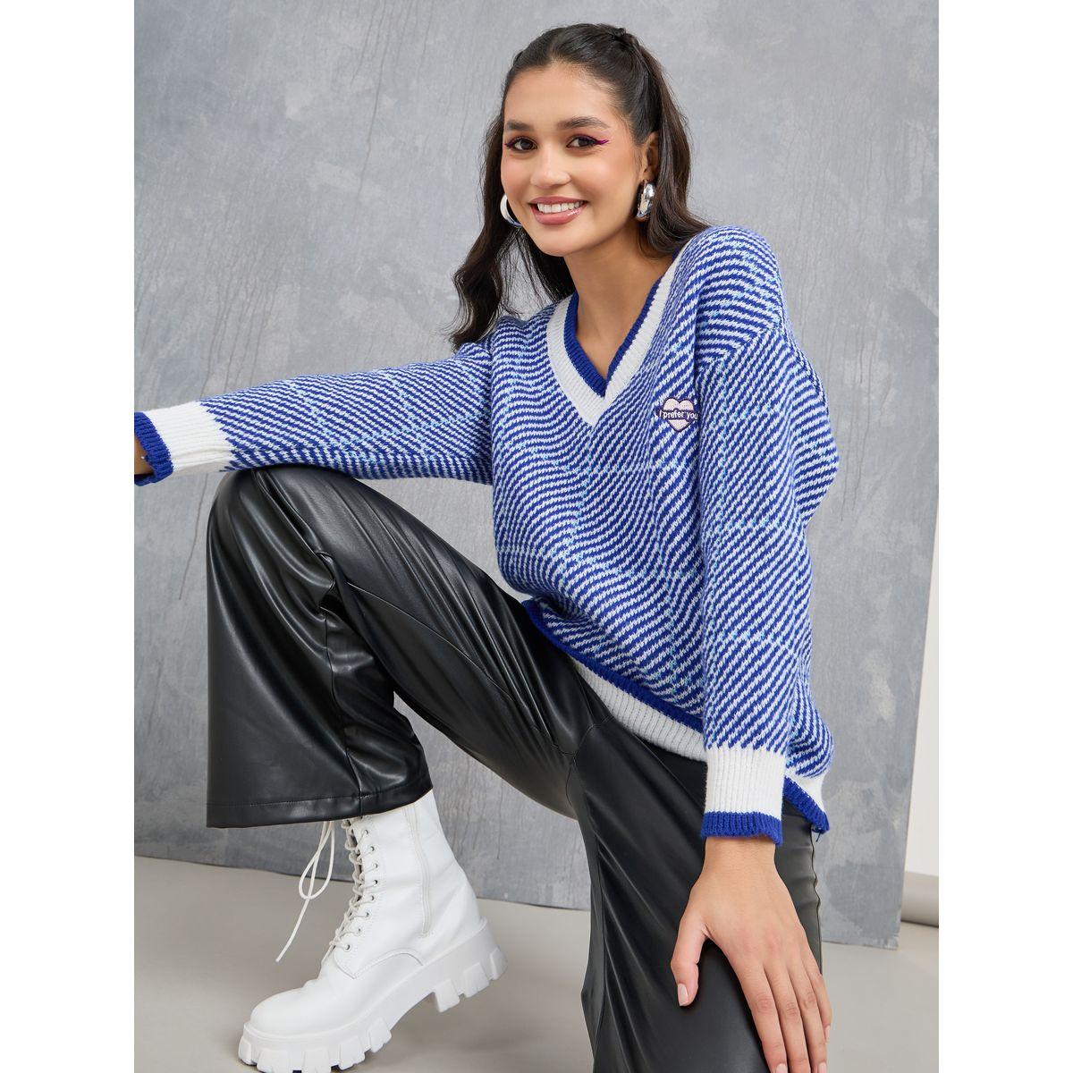 سويتر كاجوال مطبع بالكامل-women-clothing-cardigansandjumpers-jumpers-image-1
