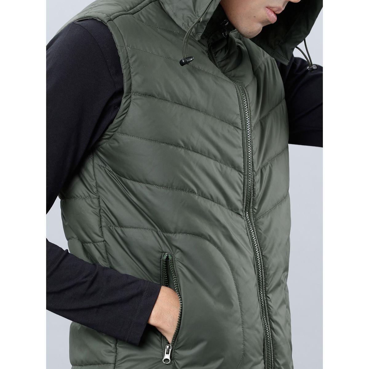 Highlander X Styli Solid Hooded Sleeveless Puffer Jacket-men-clothing-jacketsandblazers-jackets-image-4